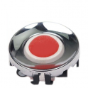 Joystick + Embellecedor Blackberry 8100... Rojo / Plata