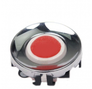 Joystick + Embellecedor Blackberry 8100... Rojo / Plata