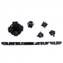 Kit Botones ABXY PSP 1000 Negro