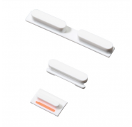 Kit Botones Laterales iPhone 5C Blanco