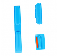 Kit Botones Laterales iPhone 5C Celeste