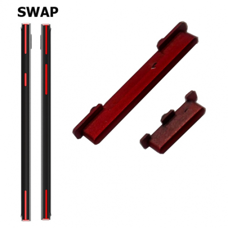 Kit botones laterales rojos Primux Omega 6 SWAP