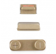 Kit Botones (Volumen, Encendido, Mute) iPhone 5S Oro SWAP