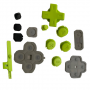 Kit botones, tapaderas... Nintendo New 2DX XL Negra Verde SWAP