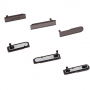 Kit botones-tapas laterales Sony Xperia Z1 L39H... Negro