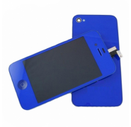 Kit iPhone 4 Color Azul Oscuro Sin Logo