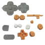 Kit membranas, botones, tapaderas... Nintendo New 2DX XL Blanca