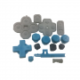 Kit membranas, botones, tapaderas... Nintendo New 2DX XL Negra C
