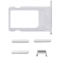 Kit tarjetero sim, botones... gris plata iPhone 6s