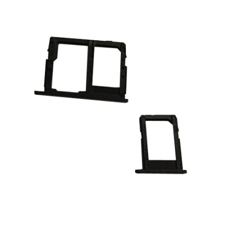 Kit tarjeteros sim, sd... Samsung J5 2017, J7 2017... Negro