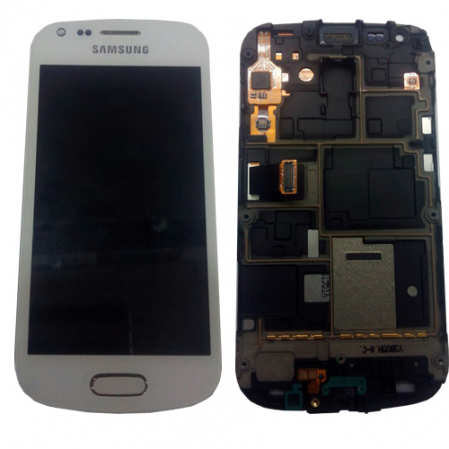Lcd + Tactil + Marco Frontal S7580 Blanco SWAP