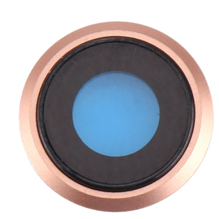 Lente Camara con Embellecedor iPhone 8 Dorado