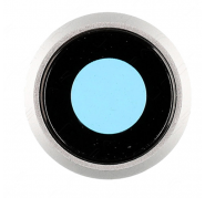 Lente Camara con Embellecedor iPhone 8 Gris Plata