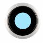 Lente Camara con Embellecedor iPhone 8 Gris Plata