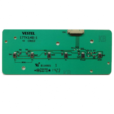Modulo Botonera TOSHIBA 40L3433DG VESTEL 17TK148-1 SWAP