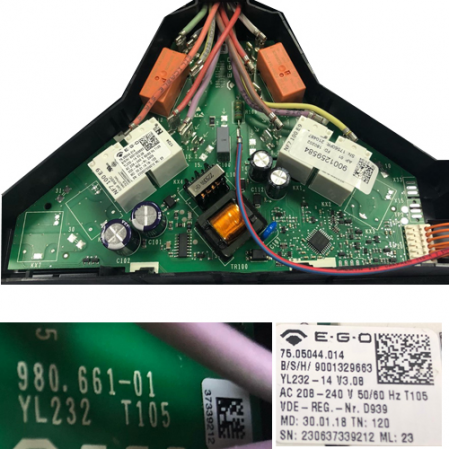 Modulo Control Balay 3EB715LR/03 980.661-01 YL232 T105 SWAP