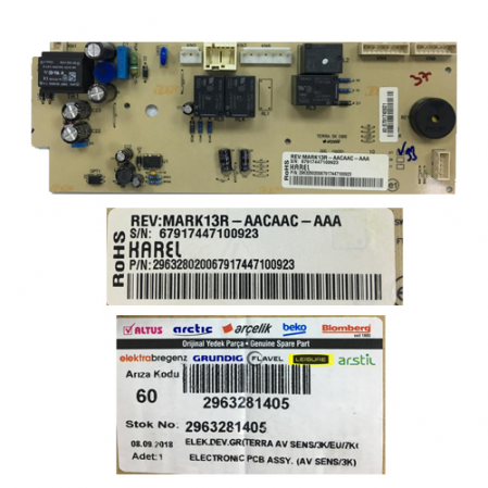 Modulo Electronico Secadora 2963281405