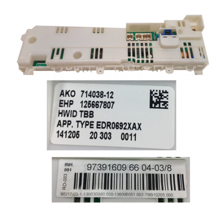 Modulo Electronico Secadora Electrolux EDC67555W 174.33.0267