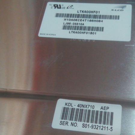 Panel Sony LTK400HF01 KDL-40NX710 SWAP