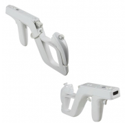 Pistola Zapper para Mando Nunchuck y Remote Wii Blanca