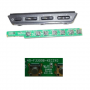 Placa Botonera 40-F3300B-KEC2XG Thomson 40FW3324 SWAP