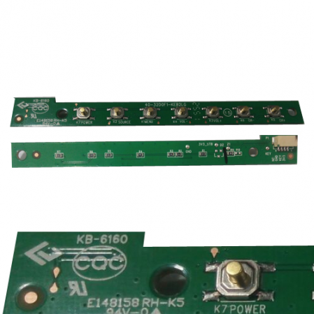Placa Botonera 40-32D0F1-KEB2LG Thomson 40FA3103