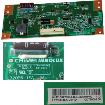 Placa Inverter Led L320B6-1EA-C011D Panasonic TX-L32BL6E SWAP