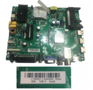 Placa Main Kunft Led TV 40CGL 107016 TP.S506.PB801 SWAP
