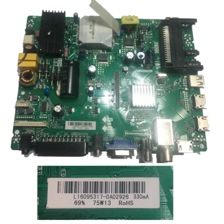 Placa Main Kunft Led TV 40CGL 107016 TP.S506.PB801 SWAP