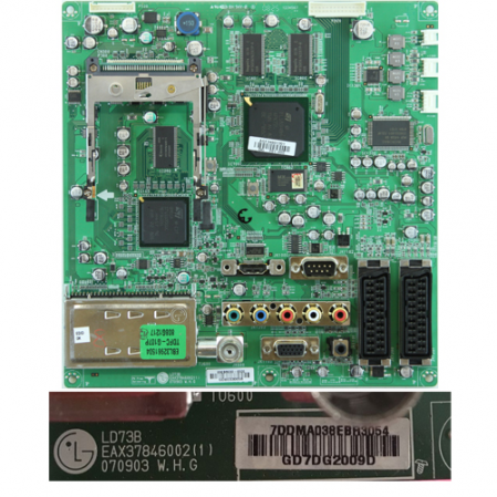 Placa Main LG 22LS4D EAX37846002(1) 7DDMA038EBR3054 SWAP