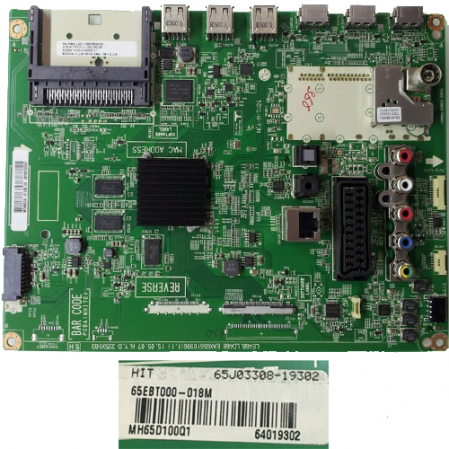 Placa Main LG 32LF5800 EAX65610906(1.1) 65EBT000