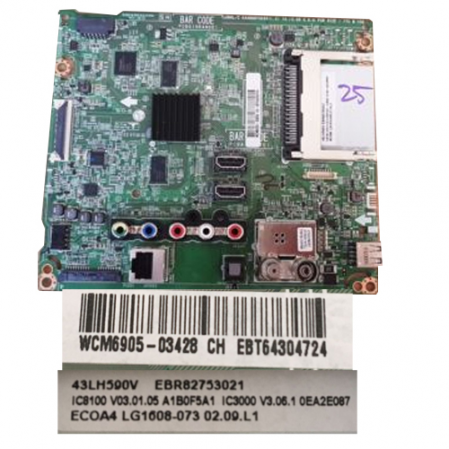 Placa Main LG 43LH590V EAX66873003(1.0) EBR82753021