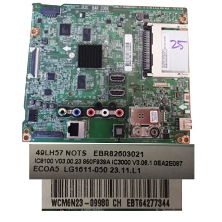 Placa Main LG 49LH570V EAX66873003(1.0) EBR82603021