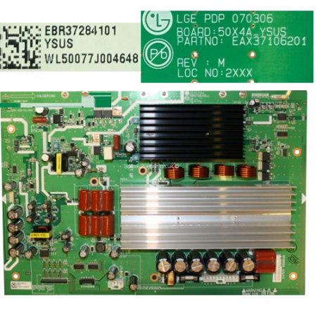 Placa Main Lg 50pc55/56 Pdp50x4-Eax37106201 Ebr37284101