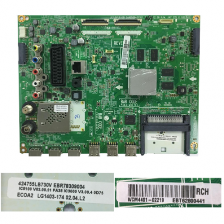 Placa Main LG EAX65384003(1.2) EBR78309004 SWAP