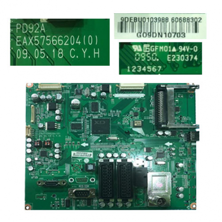 Placa Main  PD92A EAX57566204(0) E230374 Para TV Lg