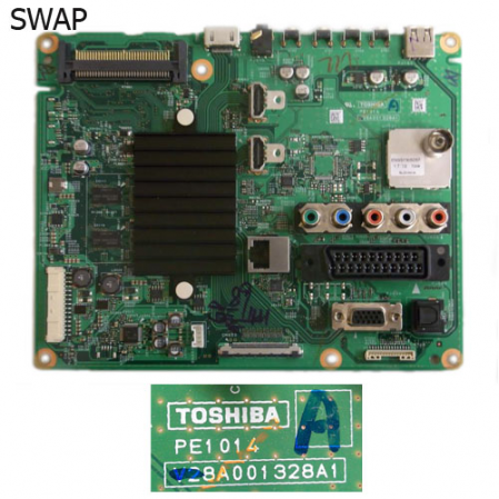 Placa Main PE1014 A V28A001328A1 TOSHIBA 40RL838 SWAP