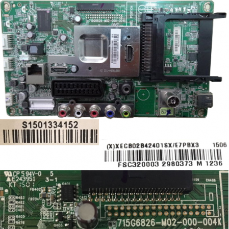 Placa Main SHARP LC-32LD170E 715G6826-M02-000-004K SWAP