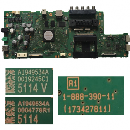 Placa Main Sony 1-888-390-11, A1949534A, KDL-50W656A... SWAP