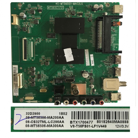 Placa Main THOMSON 32HB5426 40-MT565S1-MAC2LG SWAP