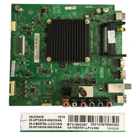 Placa Main THOMSON 49UC6406 40-MT58DU-MAB4HG SWAP