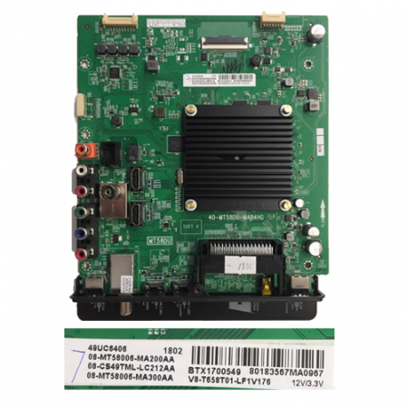 Placa Main Thomson 49UC6406 40-MT58DU-MAB4HG SWAP