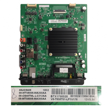 Placa Main Thomson 49UC6406 40-MT58DU-MAB4HG SWAP