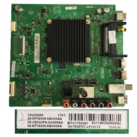 Placa Main THOMSON 55UC6406 40-MT58DU-MAB4HG SWAP