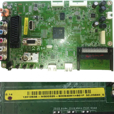 Placa Main Toshiba 12012636 - MB00535 - 60EB40M1HB01P