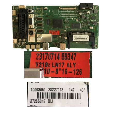 Placa Main TOSHIBA 40L1343DG 17MB95