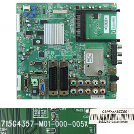 Placa Main TOSHIBA 715G4357-M01-000-005X CBPFA4ABZZS01