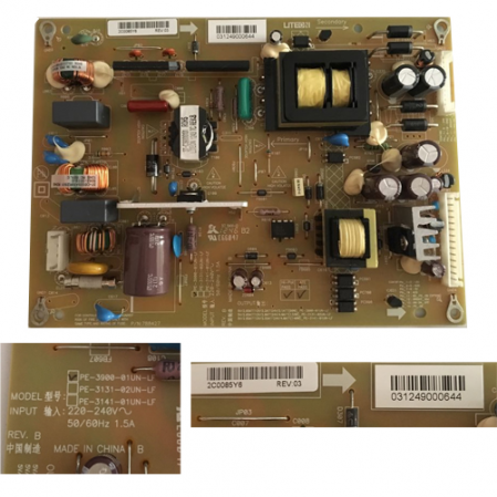 Fuente Alimentacion  TOSHIBA PE-3900-01UN-LF REV.B