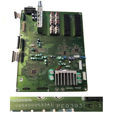 Placa Main Toshiba V28A000533A1  PE0393A-1