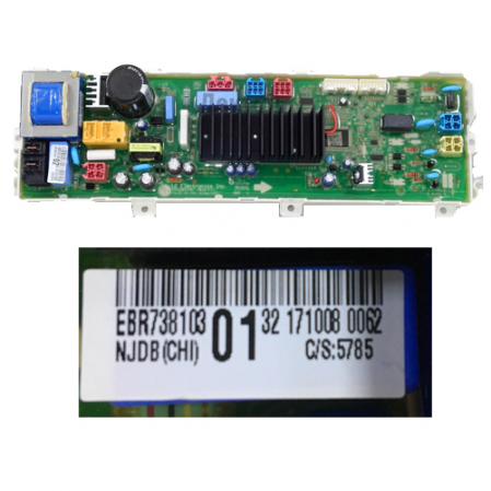 Placa Principal Lavadora LG EBR73810301